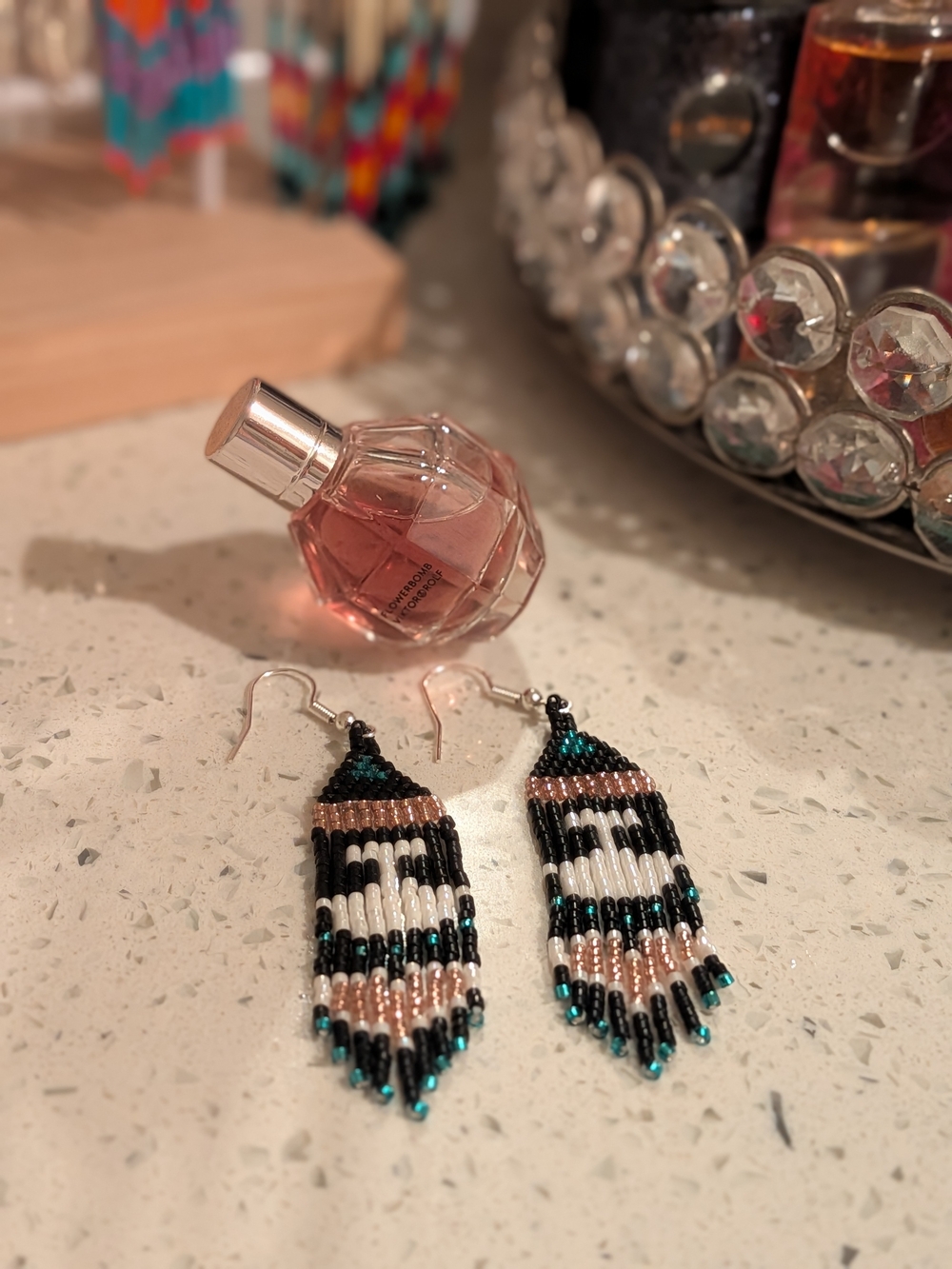 Alaskan Native beaded Earrings